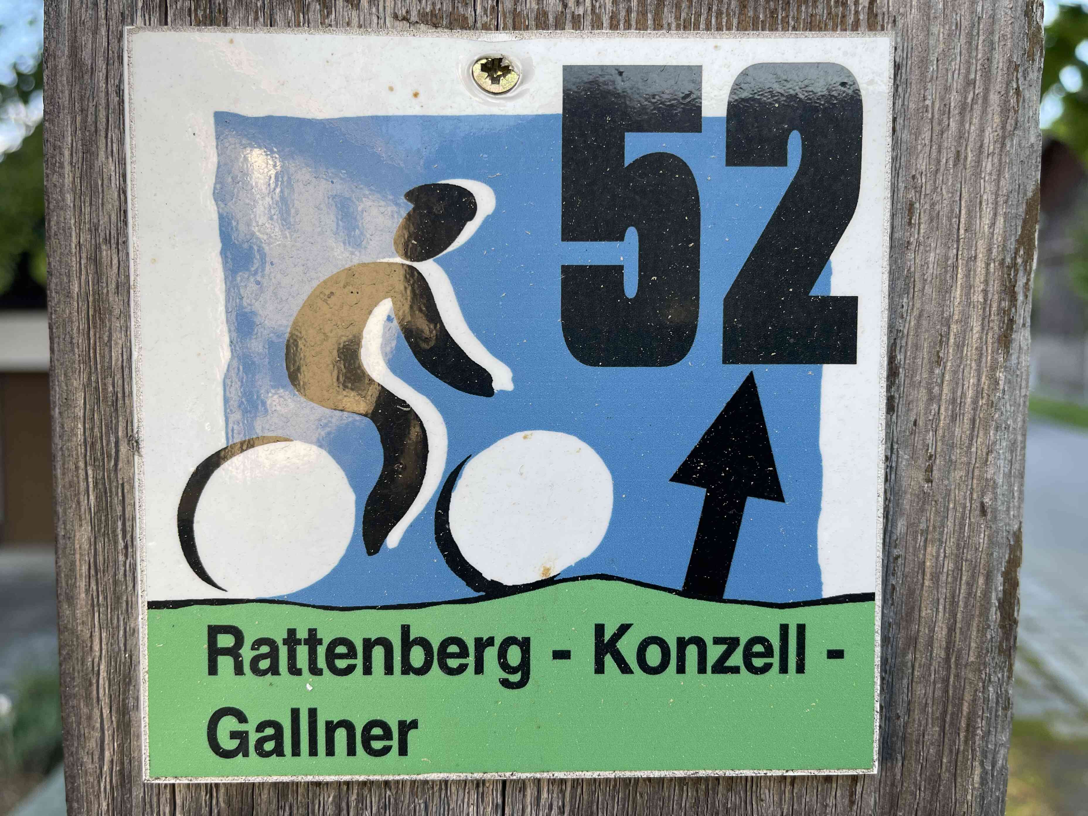 Mountainbiketour Nr. 52 Rattenberg - Konzell - Gallner